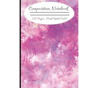 Cute Composition Notebook: Wide ruled, Paperback, 120 pages. For teens and adults