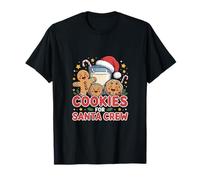Cute Cookies for Santa Crew Christmas Tees Divertente Maglietta