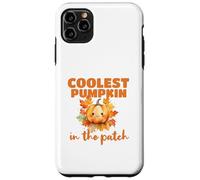 Cute Coolest Pumpkin in the Patch Halloween Thanksgiving Custodia per iPhone 11 Pro Max