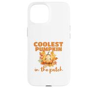 Cute Coolest Pumpkin in the Patch Halloween Thanksgiving Custodia per iPhone 15