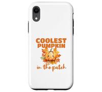 Cute Coolest Pumpkin in the Patch Halloween Thanksgiving Custodia per iPhone XR