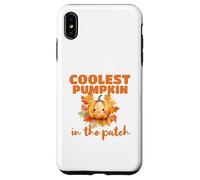 Cute Coolest Pumpkin in the Patch Halloween Thanksgiving Custodia per iPhone XS Max