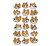 Cute Corgi Cartoon Funny Notebook For Dog Lovers | Corgi Lover Gift | 100 Pages | Back to School Pup