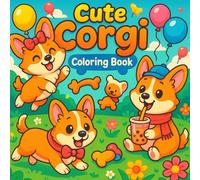 Cute Corgi Coloring Book