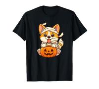 Cute Corgi Mummy Halloween Funny for Dog Lover Maglietta