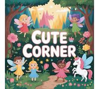 Cute Corner Coloring Book for Kids Ages 2-8: Build Confidence For Boys And Girls Great Christmas Gift Simple Easy Outlines Build Focus Improve Fine ... And Girls Great Christmas Gift Simple Eas