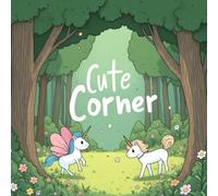Cute Corner Coloring Book for Kids Ages 2-8: Enjoy Hours Of Coloring Fun For Boys And Girls Holiday Gift Little Hands Easy Outlines Encourage ... Hours Of Coloring Fun For Boys And Girls Holi