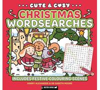 Cute & Cosy Christmas Wordsearches: Includes Festive Colouring Scenes