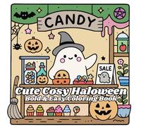 Cute Cosy Haloween: Bold & Easy Coloring Book