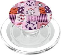 Cute Cowboy Ghost Patchwork Halloween Spooky Western PopSockets PopGrip per MagSafe