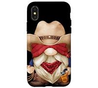 Cute Cowboy Grandpa With Western Decor For Farmer With Gnome Custodia per iPhone X/XS
