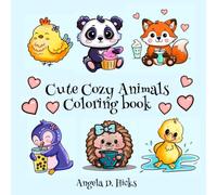 Cute Cozy Animals: Coloring book