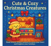 Cute & Cozy Christmas Creatures: Hand-drawn winter animals to warm your heart and brighten your holidays