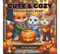 Cute & Cozy Halloween Prep: A Fun Coloring & Activity Book For Kids Ages 4-8