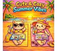 Cute & Cozy Summer Vibes: A Relaxing Coloring Book for Stress Relief, Mindfulness and Creative Fun