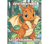 Cute Creatures: Kawaii Colouring Book - 50 Adorable Fantasy Favourites for All Ages