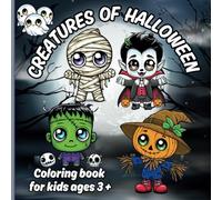 Cute Creatures of Halloween: Learn the types of creatures that come out on Halloween as you color.