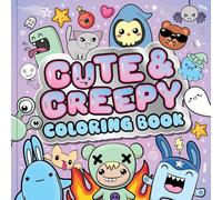 Cute & Creepy Coloring Book