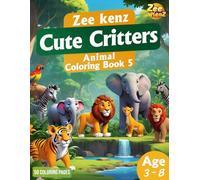 Cute Critters: Jungle Animal Coloring Adventure Book