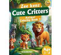 Cute Critters: Jungle Animal Coloring Adventure Book