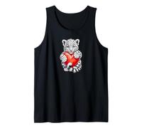 Cute Cub Bengal Tiger Design Growling Wild Animal Canotta