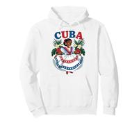 Cute Cuban Girl Cuba Traditional Dance Flowers Latina Felpa con Cappuccio