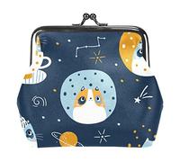 Cute Cup Cats Kitty Stars Portamonete Portafogli Vintage Pouch Borse per regalo