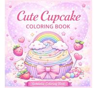 Cute Cupcake Coloring Book