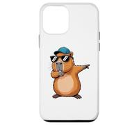 Cute Dabbing Capybara Animal Boys Men Toddler Kids Custodia per iPhone 12 mini