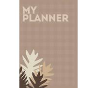 Cute daily planner: aesthetic diary that matches your vibe, beige color perfect for kids, adults, and everyone, notebook