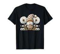 Cute Dandelion Graphic for Women And Girls Spring GNOME Maglietta