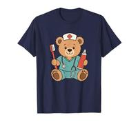 Cute Dental Nurse Teddy Bear Student Dentist Office Staff Maglietta