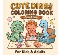 Cute Dinos Coloring Book
