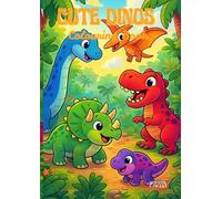 cute dinos colouring book