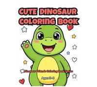 Cute Dinosaur Coloring Book