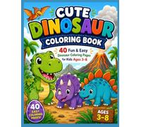 Cute Dinosaur Coloring Book