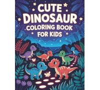 Cute Dinosaur Coloring Book For Kids
