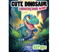 Cute Dinosaur Colouring Book for Kids