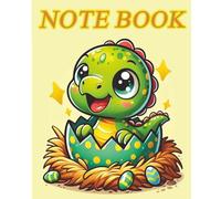Cute Dinosaur Notebook Adorable Baby Dino Journal for Kids | 7.5” x 9.25”, 100 Pages