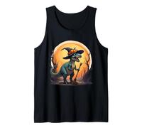 Cute Dinosaur Witch Pumpkins Halloween Family Matching Boys Canotta