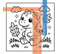Cute dinosaurs coloring book