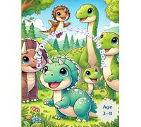 Cute Dinosaurs Coloring Book: Cute and Realistic Dino Fun