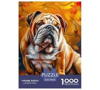 Cute Dog 1000 Pezzi Pet Dog Puzzle Adulti Impegnativo E Difficile Per Difficoltà Sfida Per Adulti E Ragazzi Collection Decorazione Domestica Regalo Per Amore E Amico 70x50cm/1000pcs