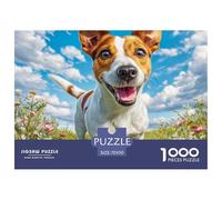 Cute Dog 1000 Pezzi Puzzle Arte Collection Divertimento Puzzle Per Uomo E Donna Impegnativo E Difficile 70x50cm/1000pcs