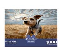 Cute Dog 1000 Pezzi Puzzle Classici Per Adulti E Bambini Da 14 Anni E Più Giochi Del Cervello Puppy Perfetto Per Appassionati Di Esperti - Regalo Per Amore E Amico 38x26cm/1000pcs