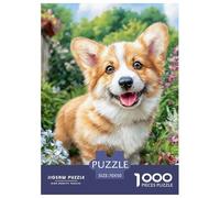Cute Dog 1000 Pezzi Puzzle Creativo Intrattenimento Puzzle Per Uomo E Donna Impegnativo E Difficile 70x50cm/1000pcs