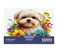 Cute Dog Absolutely Stunning Puzzle Da 1000 Pezzi Per Chi Ama I Viaggi: Rivisita Luoghi Meravigliosi E Migliora L'attenzione!