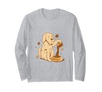 Cute Dog Coffee Lover Funny Caffeine Design Maglia a Manica