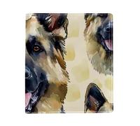 Cute Dog - Copertina per libro sostituibile, in pelle PU, riutilizzabile, adatta per notebook da 24,9 x 27,9 cm