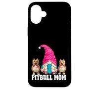 Cute Dog Grandma Graphic For Gnome Lover Funny Pitbull Mom Custodia per iPhone 16 Plus